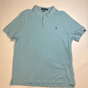 Polo Ralph Lauren Men's Classic Fit Polo Shirt - Size XL / TG- Aqua‎ Heather
